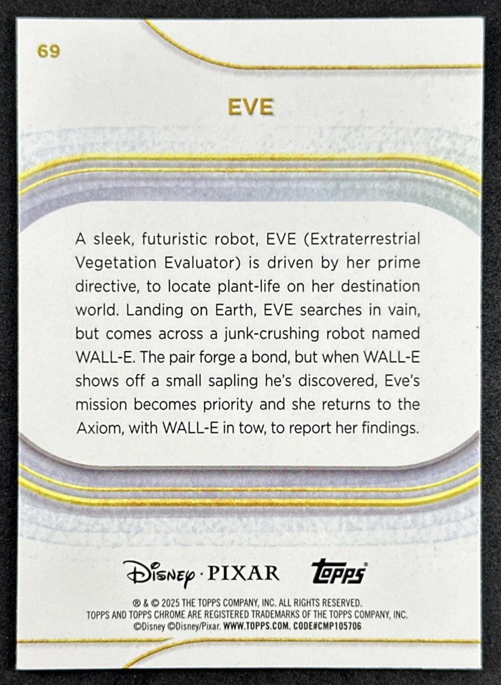 EVE 2025 Topps Chrome Disney Non-Sport Trading Cards