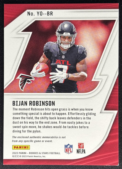 Bijan Robinson 2023 Panini Rookies & Stars Year One Falcons