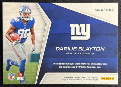 Devin Singletary 2019 Panini Rookies & Stars Dress for Success /99 Bills back
