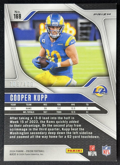 Cooper Kupp 2024 Panini Prizm Pandora /400 Rams Sports Trading Cards
