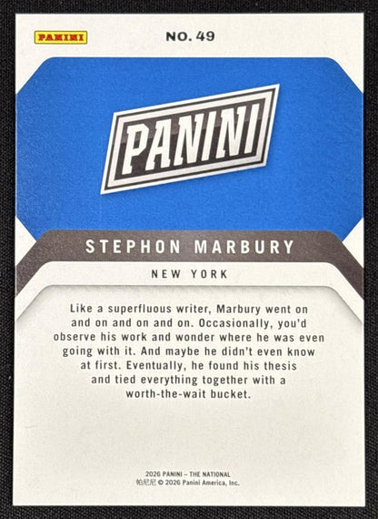 Stephon Marbury 2026 Panini NSCC Silver Pack Sports Trading Cards