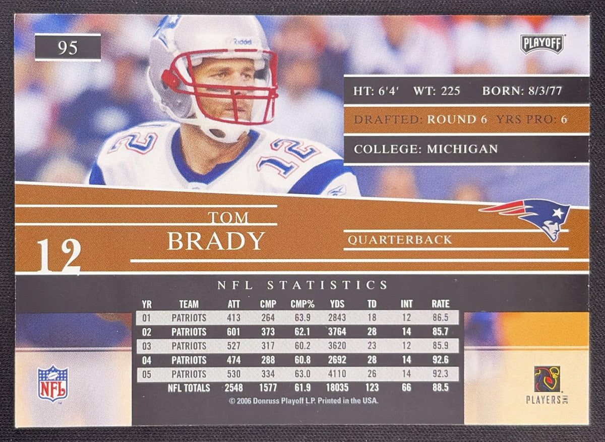 Tom Brady 2006 Playoff Prestige Patriots