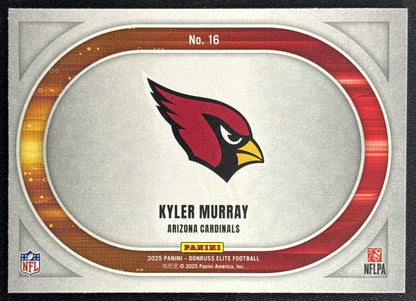 Kyler Murray 2025 Panini Donruss Elite Full Throttle Green Cardinals - Back