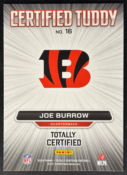 Joe Burrow 2024 Totally Certified Tuddy Bengals