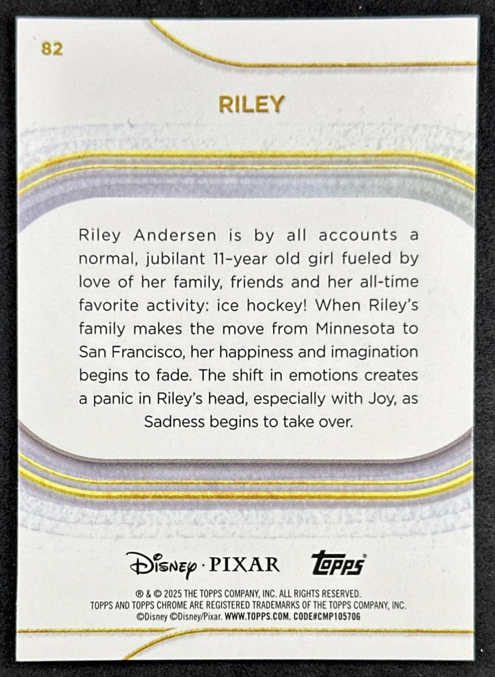 Riley 2025 Topps Chrome Disney Non-Sport Trading Cards