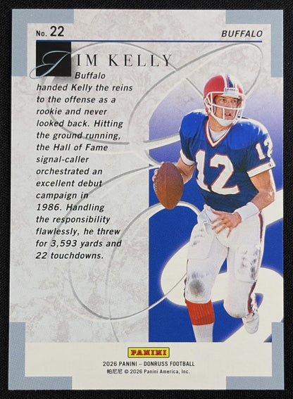 Jim Kelly 2026 Panini Donruss Elite Series Pink Bills