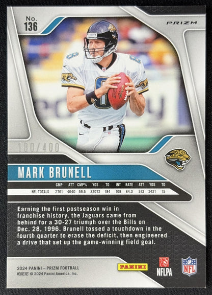 Mark Brunell 2024 Panini Prizm Pandora /400 Jaguars