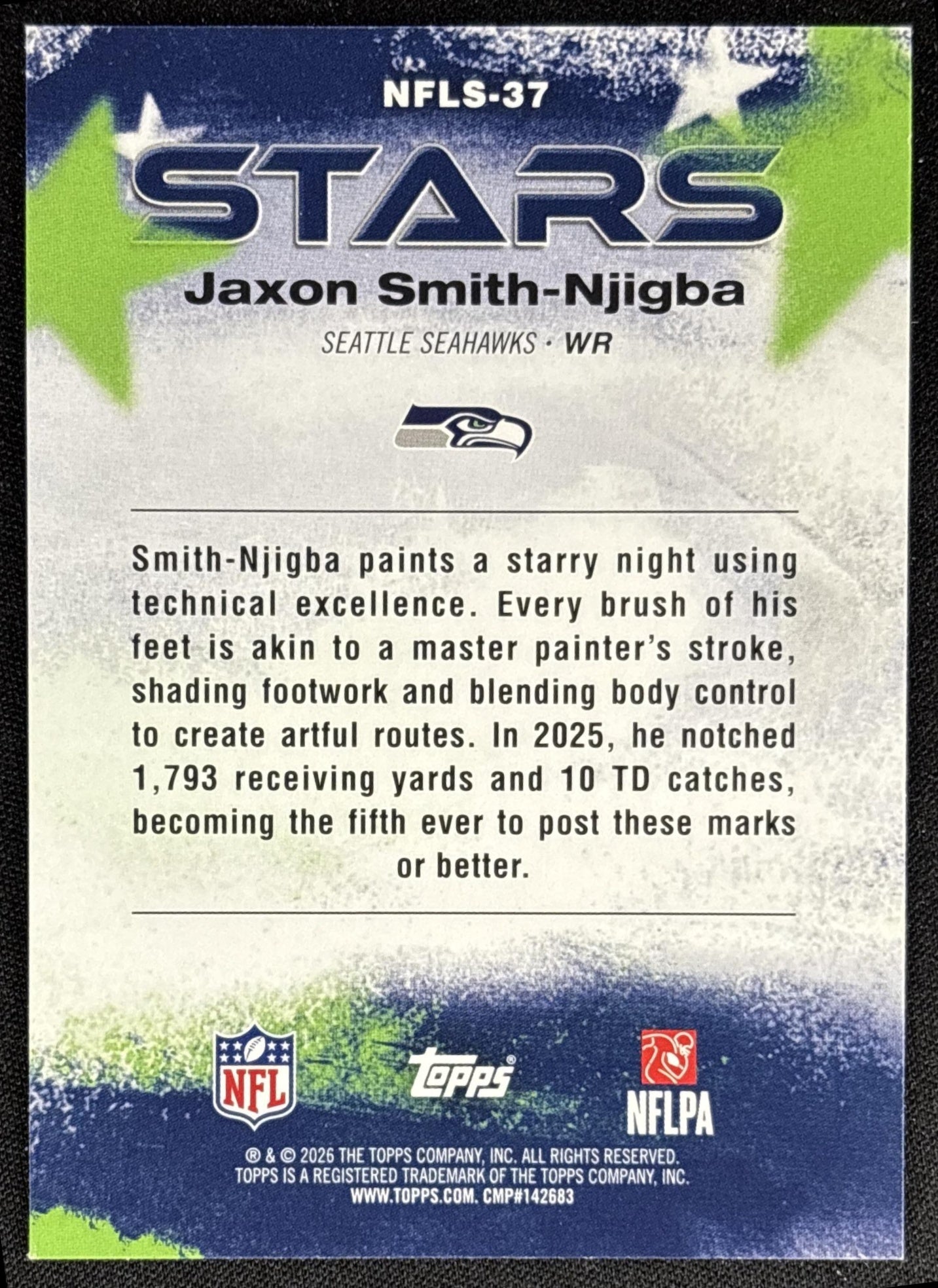 Jaxon Smith-Njigba 2026 Topps NFL Stars Seahawks