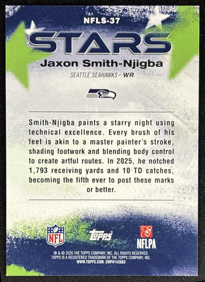 Jaxon Smith-Njigba 2026 Topps NFL Stars Seahawks