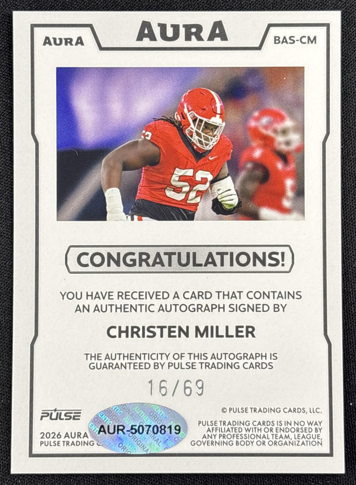 Christen Miller Aura Auto /69