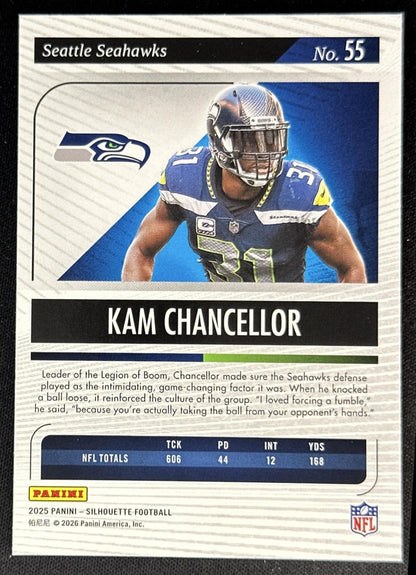 Kam Chancellor 2025 Panini Silhouette Seahawks
