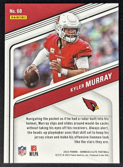 Kyler Murray 2023 Panini Donruss Elite Orange /399 Cardinals Sports Trading Cards