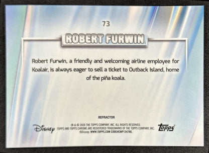 Robert Furwin 2026 Topps Chrome Disney Refractor Zootopia 2 Back