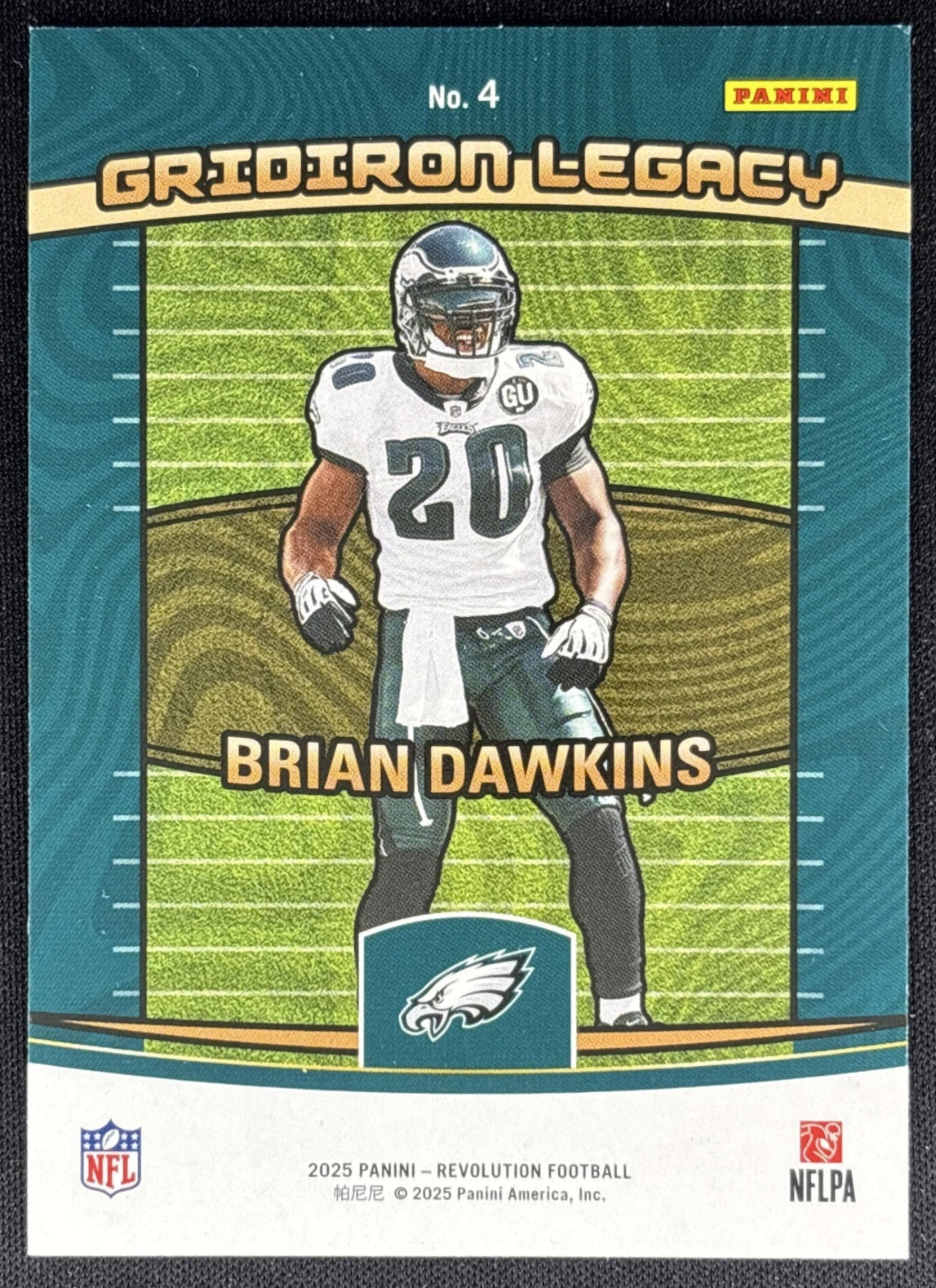 Brian Dawkins 2025 Panini Revolution Gridiron Legacy Eagles Sports Trading Cards