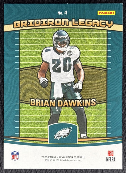 Brian Dawkins 2025 Panini Revolution Gridiron Legacy Eagles Sports Trading Cards