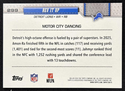 Rev It Up 2026 Topps Sandglitter Lions