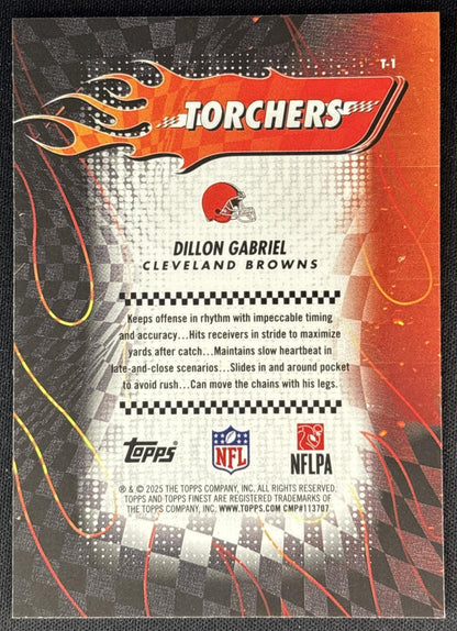 Dillon Gabriel 2025 Topps Finest Torchers