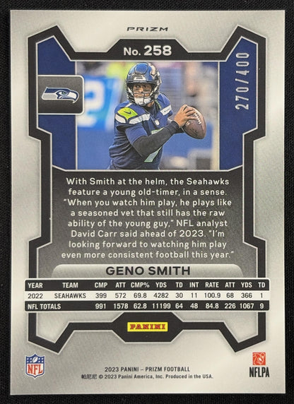 Geno Smith 2023 Panini Prizm Pandora /400 Seahawks