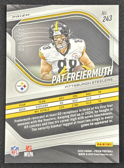 Pat Freiermuth 2025 Panini Prizm Pandora /400 Steelers