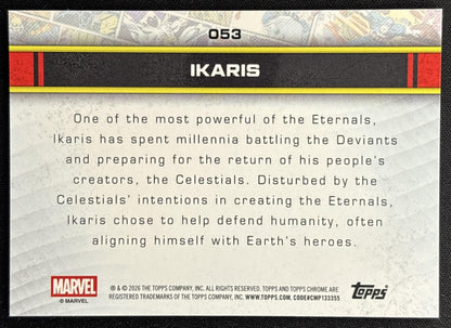 Ikaris 2026 Topps Chrome Marvel Comics