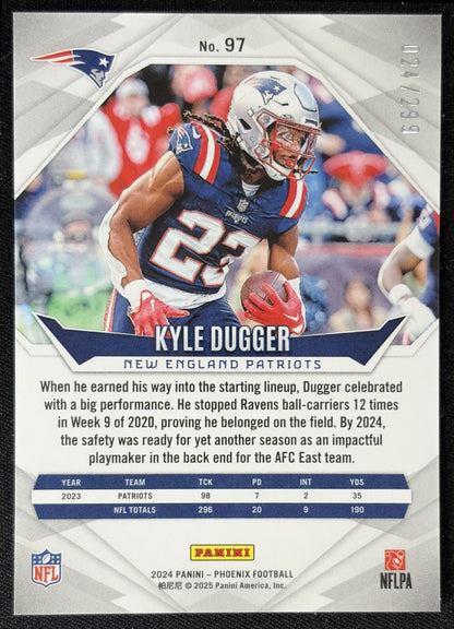 Kyle Dugger 2024 Panini Phoenix Team Logos /299 Patriots