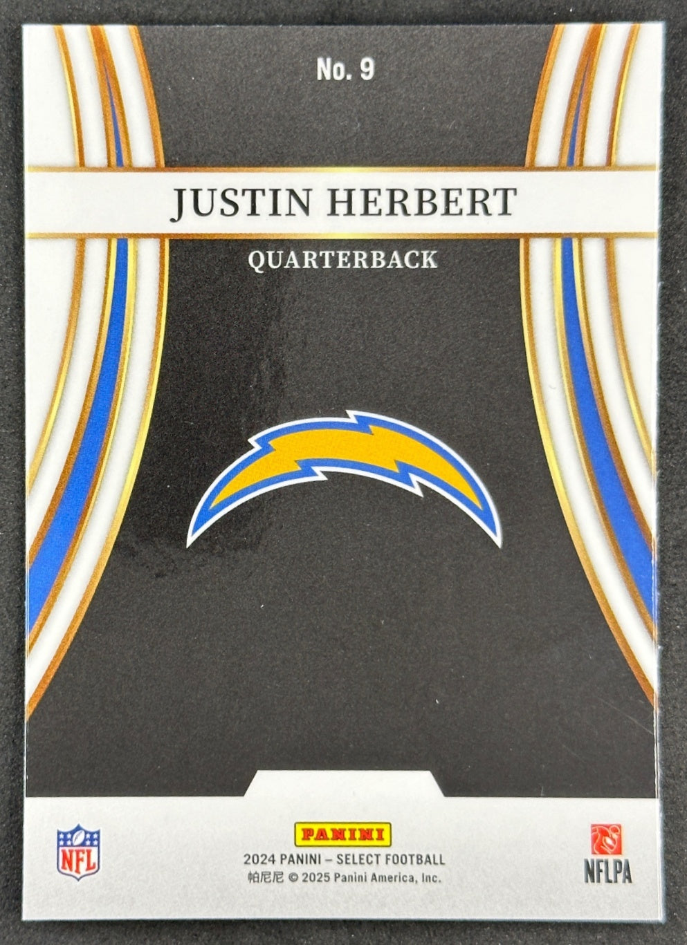 Justin Herbert 2024 Select Turbocharged Chargers Football Card