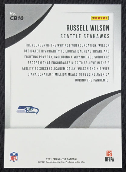 Russell Wilson 2021 Panini The National Convention Case Breaker /199 Seahawks