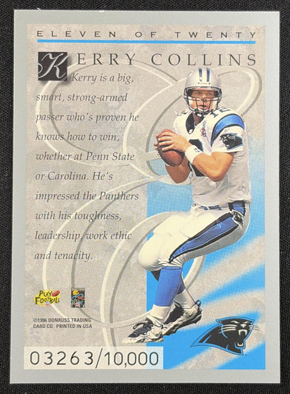 Kerry Collins 1996 Donruss Elite /10000 Panthers