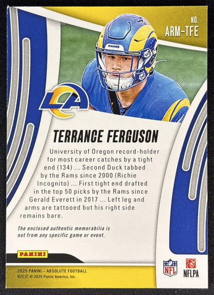 Terrance Ferguson 2025 Panini Absolute Rookie Materials Rams
