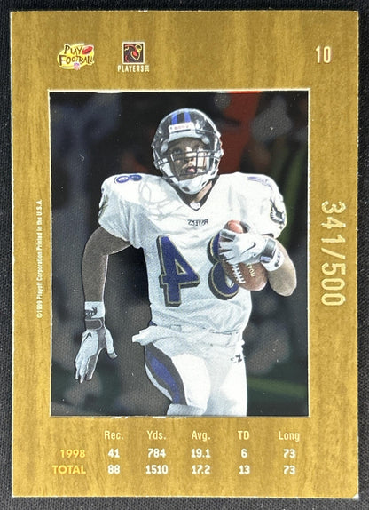 Jermaine Lewis 1999 Playoff Absolute SSD Ravens back