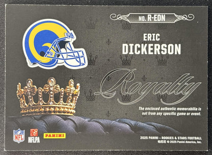 Eric Dickerson 2025 Panini Rookies & Stars Royalty Rams