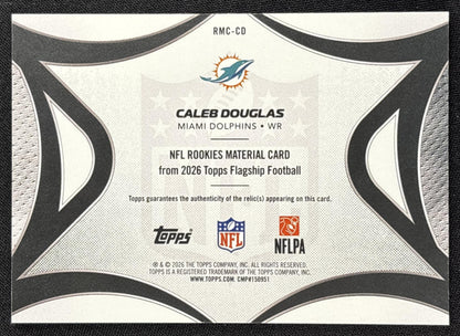 Caleb Douglas 2026 Topps NFL Rookie Material Dolphins