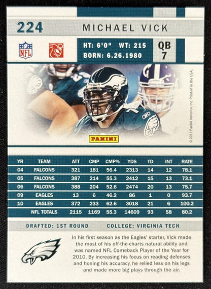 Michael Vick 2011 Panini Score Eagles Sports Trading Card