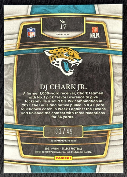 DJ Clark Jr. Panini Select Disco Red Prizms /49