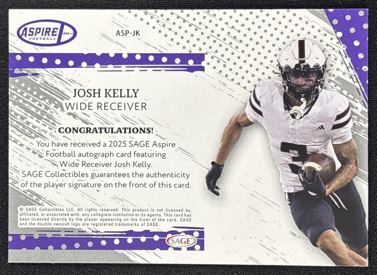 Josh Kelly 2025 SAGE Aspire Auto