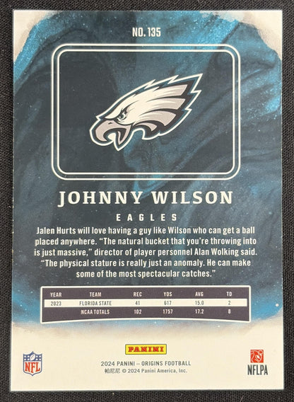 Johnny Wilson 2024 Panini Origins Rookies Eagles
