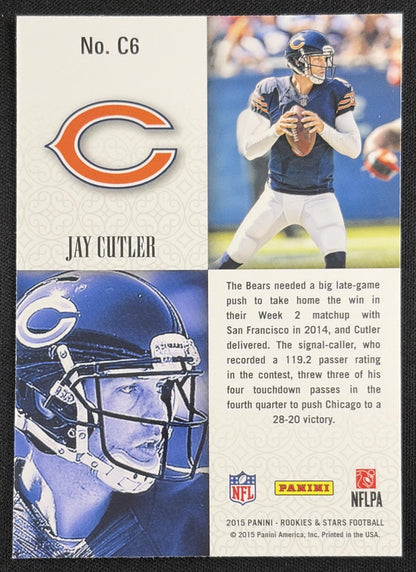 Jay Cutler 2015 Panini Rookies & Stars Crusade Blue Bears