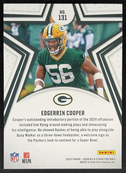 Edgerrin Cooper 2024 Panini Rookies & Stars Longevity Packers