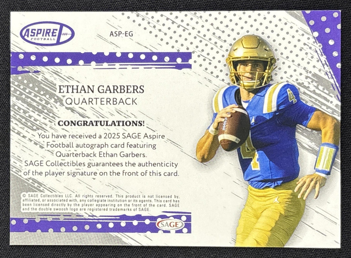 Ethan Garbers 2025 SAGE Aspire Auto Blue