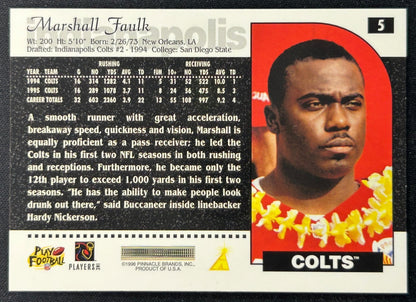 Marshall Faulk 1996 Colts