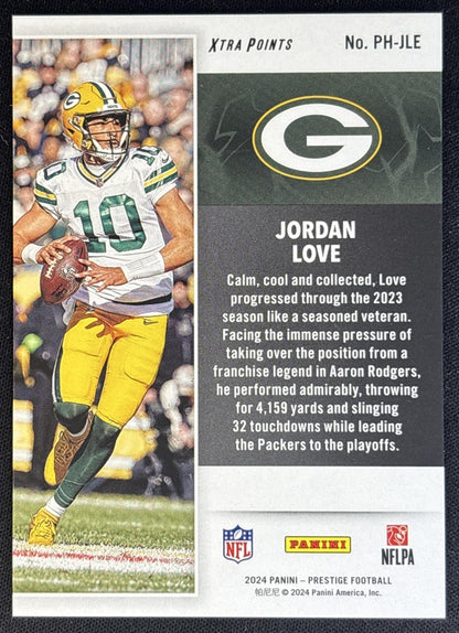 Jordan Love 2024 Panini Prestige Power House Xtra Points Blue /249 Packers Football