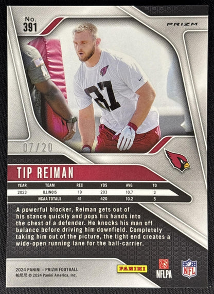 Tip Reiman 2024 Panini Prizm Choice Red /20 Cardinals Sports Trading Cards