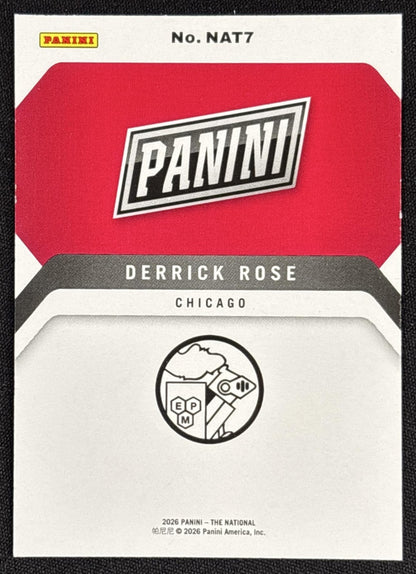 Derrick Rose 2026 Panini NSCC National Promo Set Sports Trading Cards