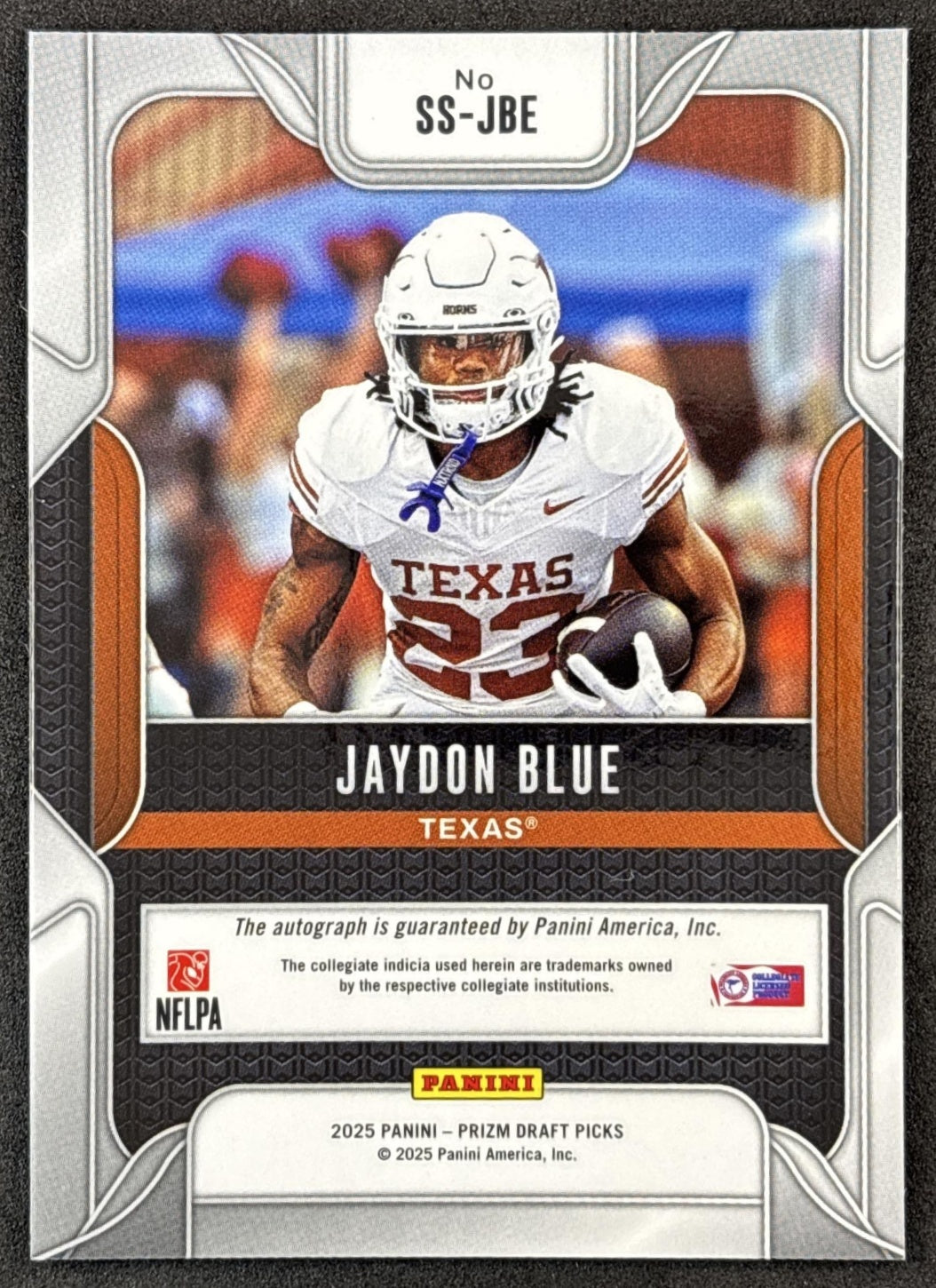 Jaydon Blue 2025 Panini Prizm Draft Picks Auto Longhorns