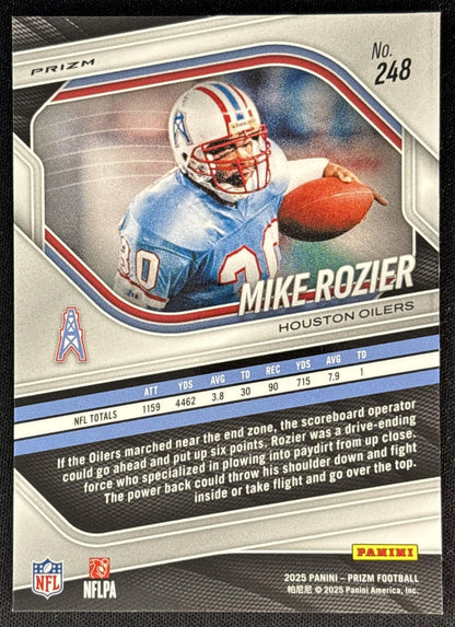 Mike Rozier 2025 Panini Prizm Black & White Checker
