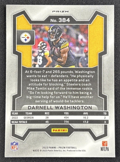 Darnell Washington 2023 Panini Prizm Silver Steelers