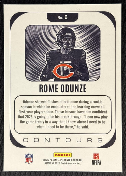 Rome Odunze 2025 Panini Phoenix Contours