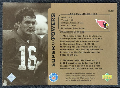 Jake Plummer 1998 Upper Deck Super Powers Cardinals