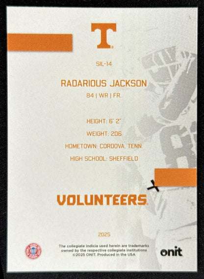 Lincoln Kienholz 2025 ONIT Athlete Ohio State Buckeyes Silhouette Sports Trading Card