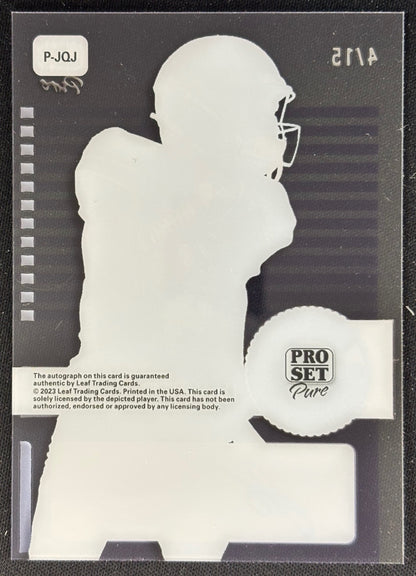 Jha Quan Jackson 2024 Metal Auto Prismatic Purple /15 Sports Trading Cards